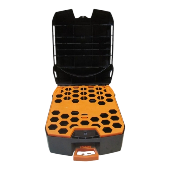 Hot Wheels 100 Cars Rolling Carry Case Storage 50th Anniversary USA Organizer - Picture 8 of 11